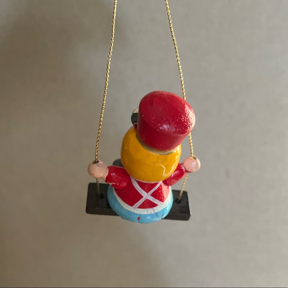 Drummer Boy Ornament, Chippy Wooden Christmas Ornament, Hand Painted Soldier - Picture 5 of 7